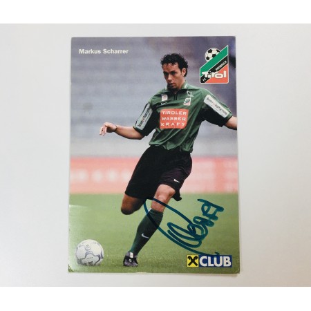 Autogrammkarte Markus Scharrer, FC Tirol