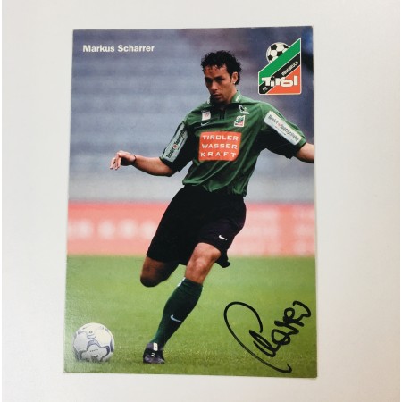 Autogrammakrte Markus Scharrer, FC Tirol