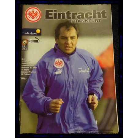 Programm Eintracht Frankfurt (GER) - SC Freiburg (GER), 2000