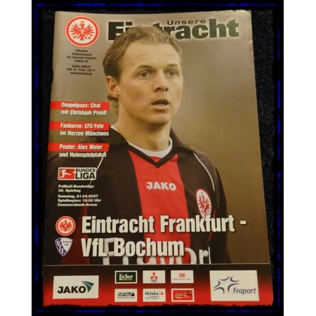 Programm Eintracht Frankfurt (GER) - VFL Bochum (GER), 2007