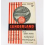 Programm Sunderland AFC (ENG) - First Vienna FC (AUT), 1955
