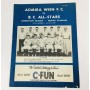 Programm Admira Wien FC (AUT) - Vancouver BC All Stars (CAN), 1958