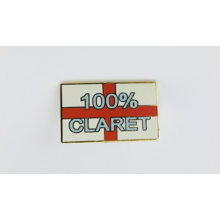 Pin England, 100% claret (ENG)