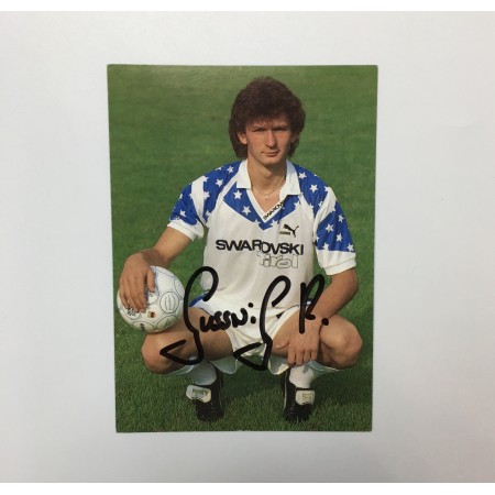 Autogrammkarte Rudi Gussnig, FC Swarovski Wacker Innsbruck