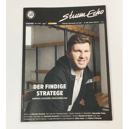 Vereinsmagazin Sturm Graz, Sturm Echo Nr. 366, Schicker