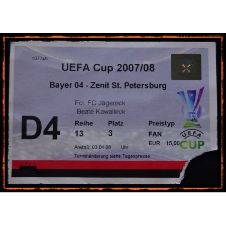 Ticket Bayer Leverkusen - FC Toulouse, 2007