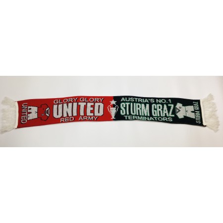 Schal Manchester United (ENG) - Sturm Graz (AUT), 2001