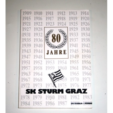 Buch/Festschrift Sturm Graz (AUT), 80 Jahre Sturm
