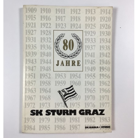 Buch/Festschrift Sturm Graz (AUT), 80 Jahre Sturm