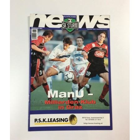 Vereinsmagazin Sturm Graz, Nr. 261, ManU