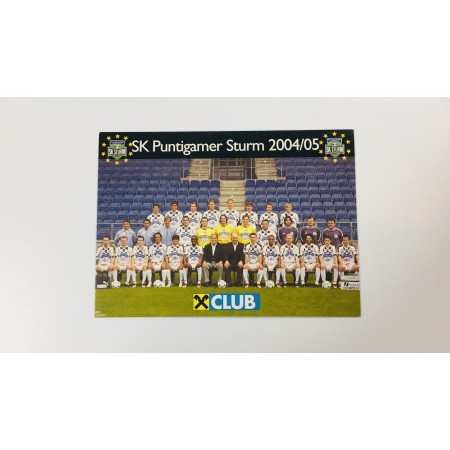 Mannschaftskarte Sturm Graz, 2004/2005