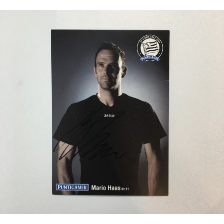 Autogrammkarte Sturm Graz, Mario Haas