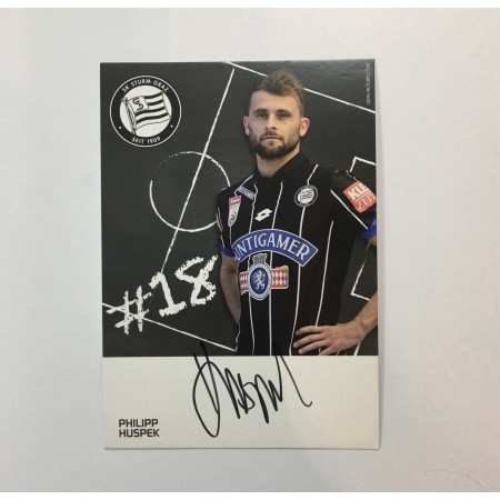 Autogrammkarte Sturm Graz, Philipp Huspek