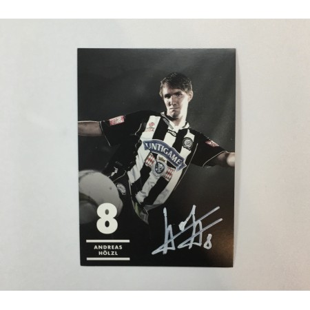 Autogrammkarte Sturm Graz, Andreas Hölzl