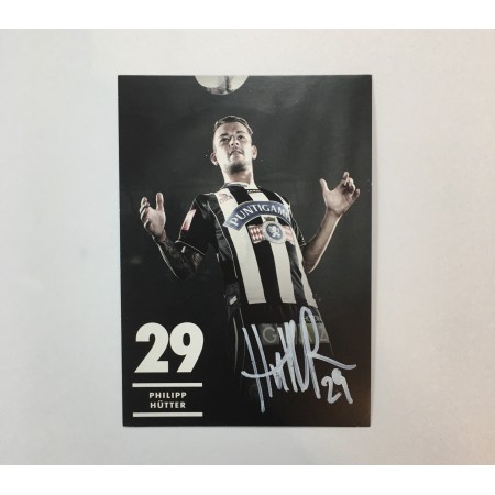 Autogrammkarte Sturm Graz, Philipp Hütter