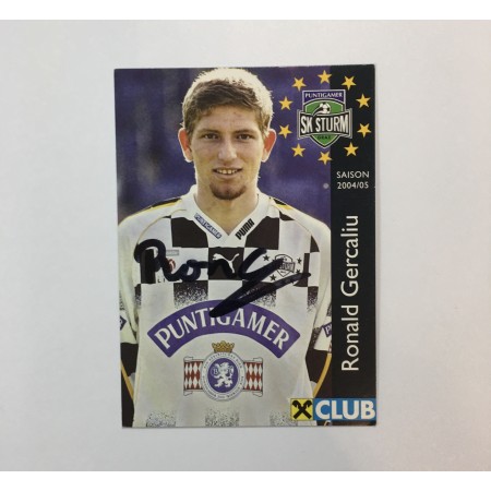 Autogrammkarte Sturm Graz, Andreas Gruber