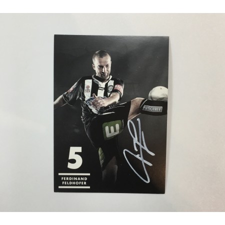 Autogrammkarte Sturm Graz, Ferdinand Feldhofer