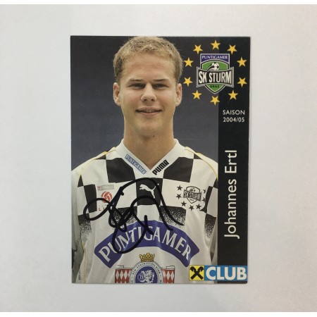 Autogrammkarte Sturm Graz, Dominic Hassler