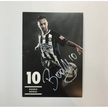 Autogrammkarte Sturm Graz, Darko Bodul