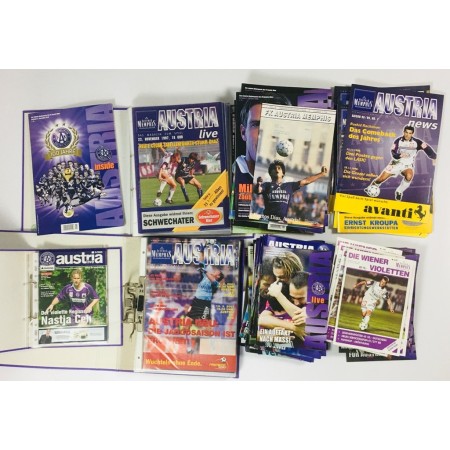 Konvolut 152 Vereinsmagazine & Programme Austria Wien