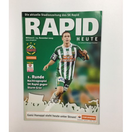 Programm Rapid Wien - Sturm Graz & Austria Wien (AUT), 2009