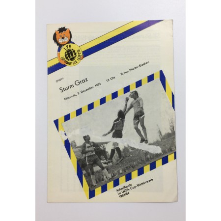 Programm 1. FC Lokomotive Leipzig (GER) - Sturm Graz (AUT), 1983