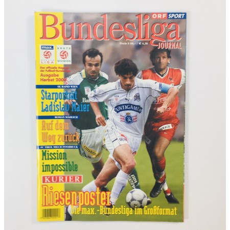 Bundesligamagazin Österreich, Herbst 2000