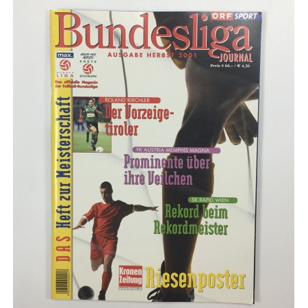 Bundesligamagazin Österreich, Herbst 2001