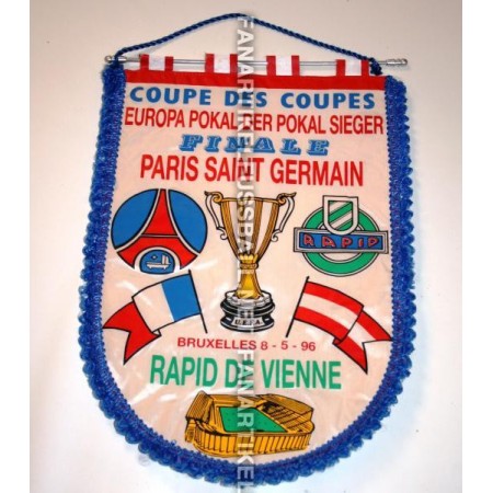 copy of Museum Wimpel Rapid Wien - PSG, Finale 1996