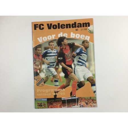 Programm FC Voldendam - Sparta, 2005