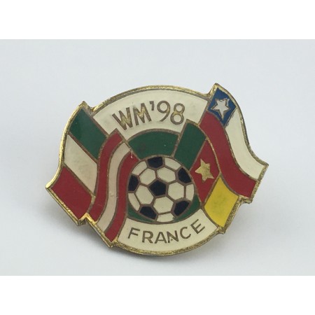 Pin WM 1998, Österreich, Italien, Kamerun, Chile