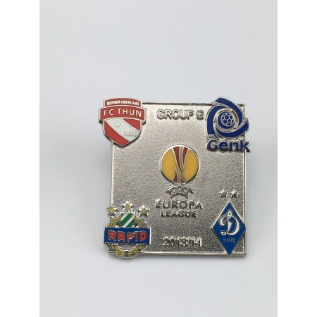 Pin Rapid Wien, FC Thun, KRC Genk, Dynamo Kiew, Silber