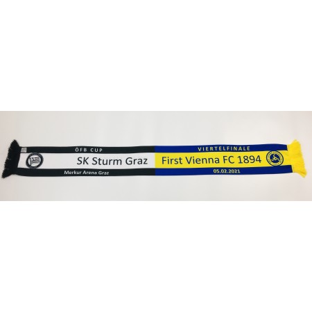 Schal Sturm Graz - First Vienna FC, ÖFB Cup 2021