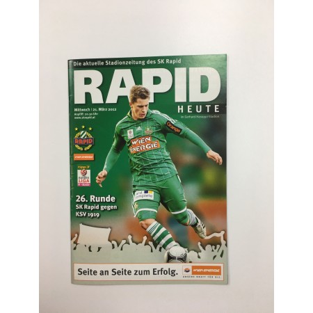 Programm Rapid Wien - SV Mattersburg & SV Kapfenberg KSV (AUT)