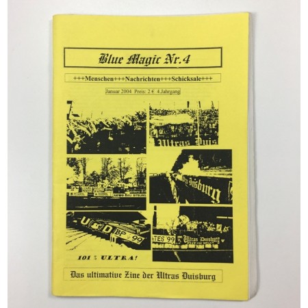 Fanzine MSV Duisburg, blue magic, Ultras