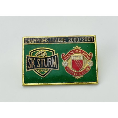 Pin Sturm Graz - Manchester United, 2000/2001