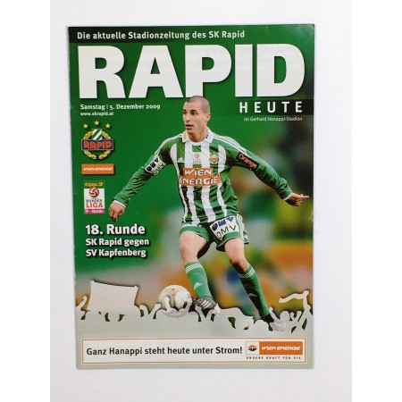 Programm Rapid Wien (AUT) - SV Kapfenberg (AUT), 2009