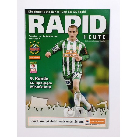 Programm Rapid Wien (AUT) - SV Kapfenberg (AUT), 2010