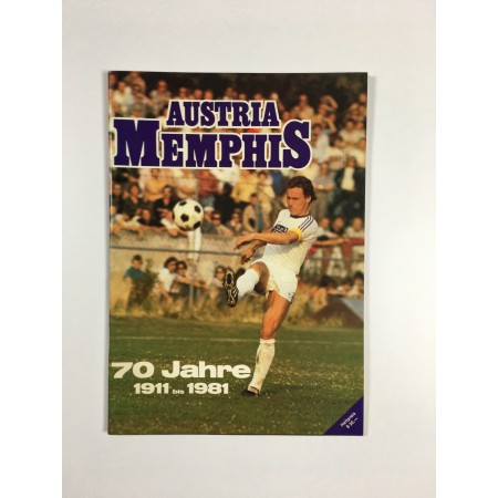 Festschrift 70 Jahre Austria Wien, 1911 - 1981