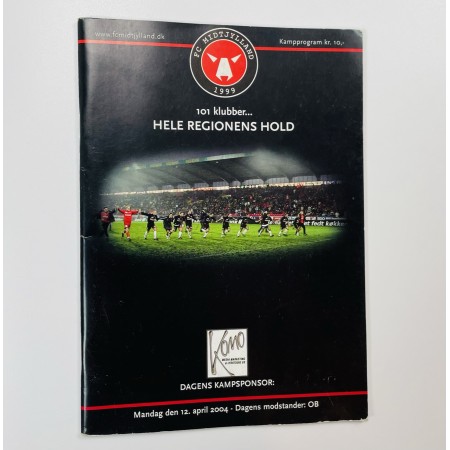 Programm FC Midtjylland (DEN) - Odense BK (DEN), 2004