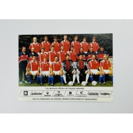 Teamkarte Luxembourg, Verband Luxemburg 1995/1996