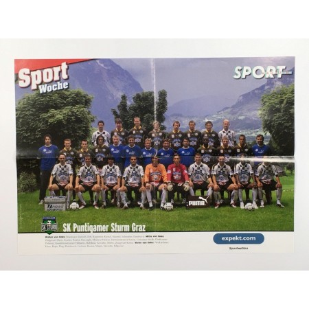Mannschaftsposter Sturm Graz & SV Mattersburg, 2004