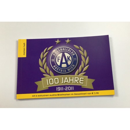 Briefmarkenheft Austria Wien, 1911 - 2011