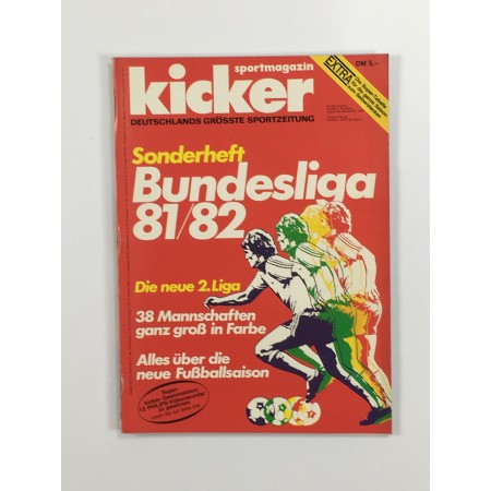 Sonderheft kicker Bundesliga 1981/1982