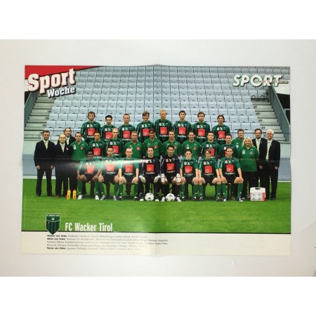 Mannschaftsposter Wacker Innsbruck & SCR Altach, 2006