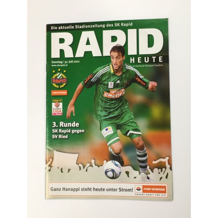 Programm Rapid Wien - SV Ried, 2011