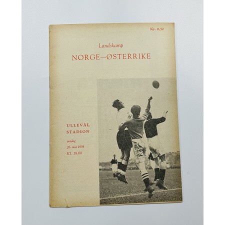 Museum Programm Norwegen - Österreich, 1959