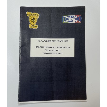 Information Pack Scottish Football Association, WM Italien 1990