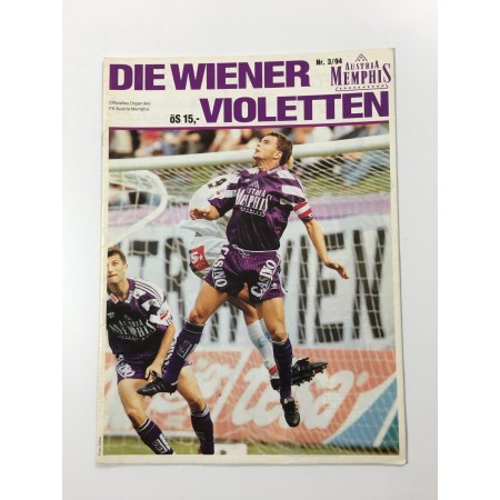 Vereinsmagazin Austria Wien, Nr. 3/1994, Pfeffer