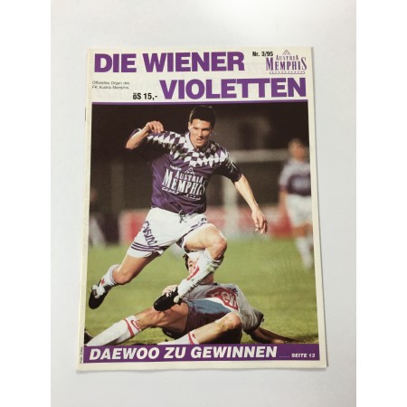 Vereinsmagazin Austria Wien, Nr. 3/1995, Flögel